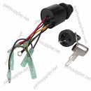 87-17009A5 Boat Ignition Key Switch Assembly Fit for Mercury Outboard Control Box Motor 3 Position Off-Run-Start Replace mp51090, mp41070-2