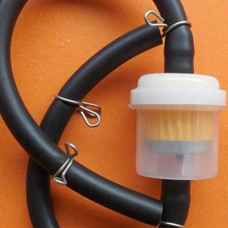 New 10pcs Universal Gasoline Gas Fuel Gasoline Oil Filter For Scooter Motorcycle Moped Scooter Dirt Bike ATV Fuel Filter