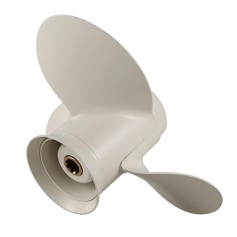 9 1/4 X 9-J New Aluminum Alloy 3 Blade Outboard Propeller for Yamaha 9.9-15Hp