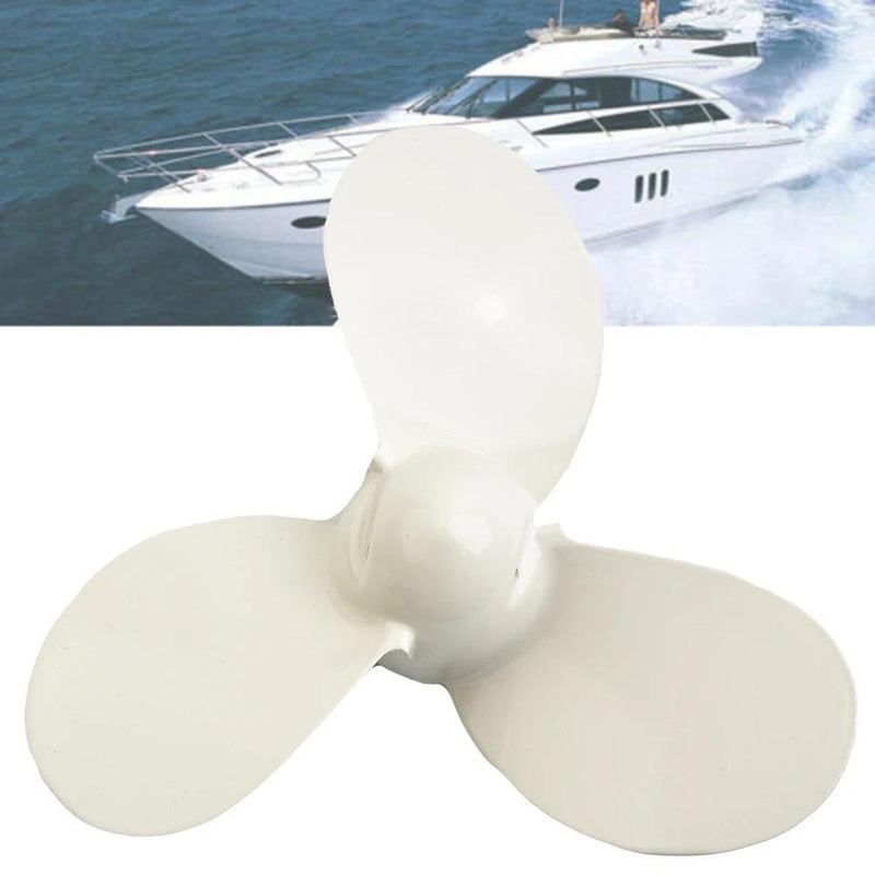 1PC Outboard Propeller Aluminum Alloy White 7 1/4X5-A For Marine Boat Motor 2 Stroke 2HP Boat Replacement Accessories 55mm