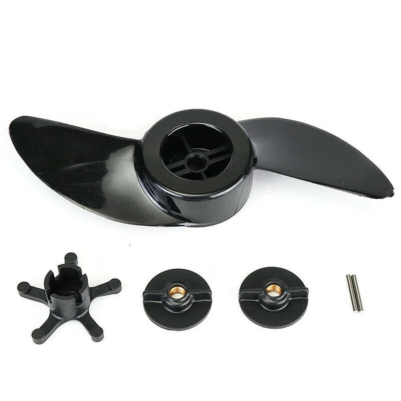 Marine 2 Blades Easy Install Boat Propeller Fishing Outdoor Stable Electric Engine Outboard Motor Practical For Haibo ET34L